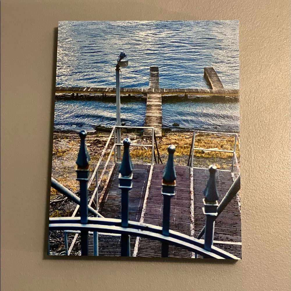 11x14 Sitting on the Dock of the Bay photograph by Ashley Miles